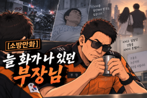 [소방만화] 늘 화가 나 있던 부장님